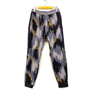 RARE‎ Robert Geller Lululemon Jogger Pants Abstract Camo Print Size 6 Women
